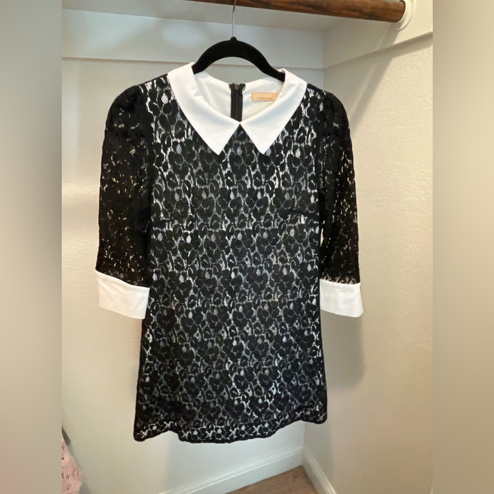 Black lace dress